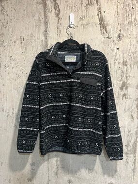 Jachs Black & White Patterned Pullover